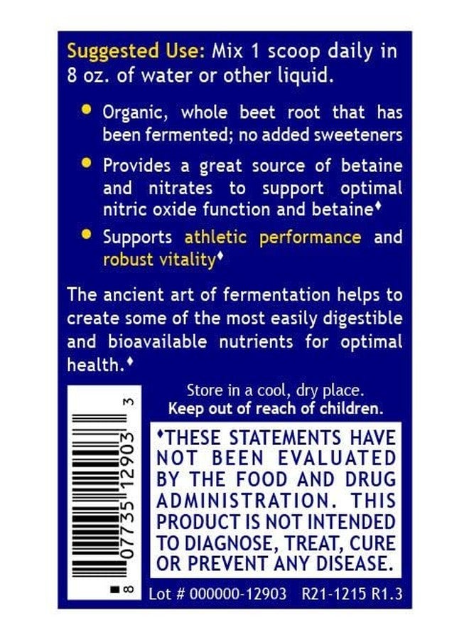Quantum Nutrition QNL Qultured Fermented Beets - Organic Beet Root Powder - Heart Health Supplement - Offers Immunity Support - Vegan Beet Supplement - Natural Source of Nitrates - 6.3 oz - Image 4